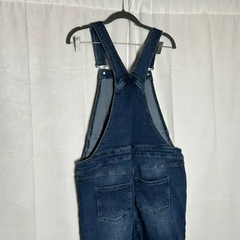 Seraphine Maternity Pregnancy Denim Overalls Size 6 Blue