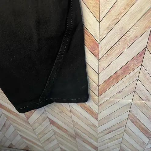 Elie Tahari Black Tapered Button 4 Pockets Stitching Design Women’s Size Medium