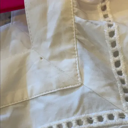 Rails Railed Kit Top White Eyelet Embroidery White Eyelet Crop Top small