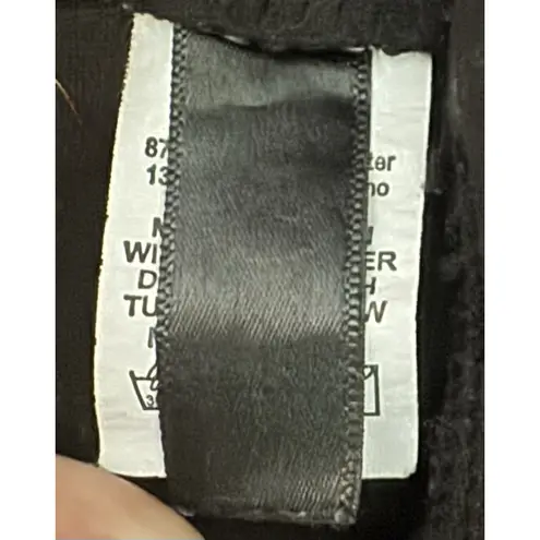 Brand Unknown Black Faux Leather Leggings, Poly/Spandex, Stretchy, Large