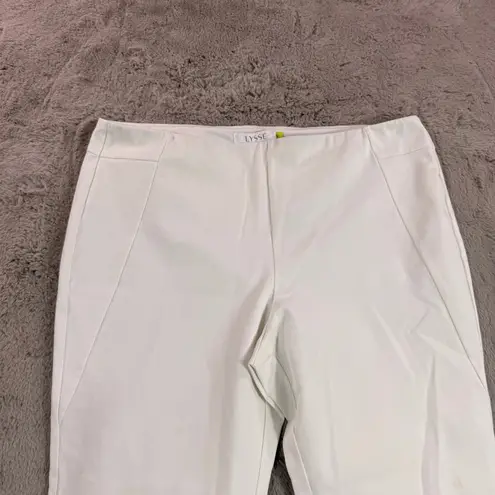 Lysse White XL Pull On Bootcut Leggings Women's Stretch Career Pants Minimalist