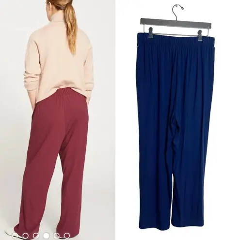 Universal Standard NWT jersey knit wide leg pants maritime blue 10 12