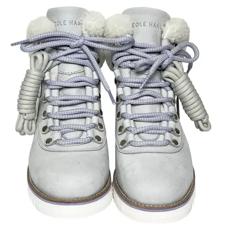 Cole Haan NWT  Women’s Waterproof Fleece Trimmed Suede Hiking Boots 8.5