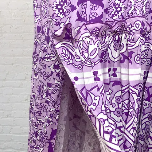 Feather Find Purple Sequin Paisley Kaftan Maxi Dress NWOT Size undefined