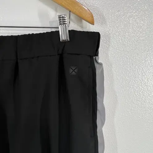 TomboyX Summit Athletic Shorts Moisture Wicking Black Womens XL Elastic Waist
