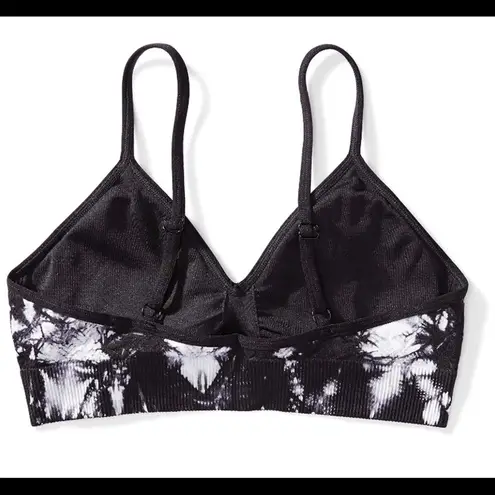 New Mae Women’s Seamless Black Tie Dye Bralette size M Size M