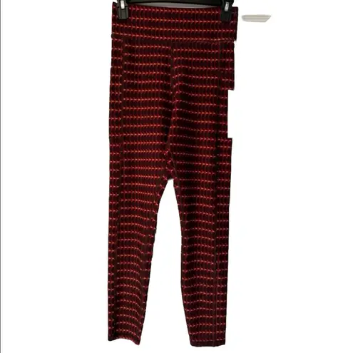 Johnny Was Calme Multi Color Endurance High Waist Leggings w/Pockets Size Small