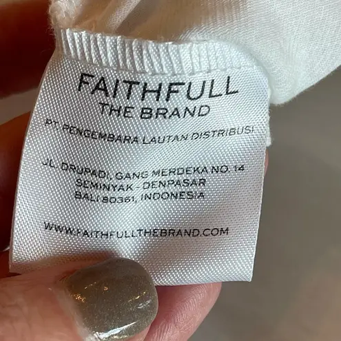 Faithfull the Brand White Off The Shoulder Tilly Top Size 4