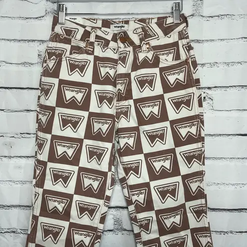 Wrangler  Westward 626 High Rise Bootcut Logo Print Jeans Women’s 24x32 NWT Trend