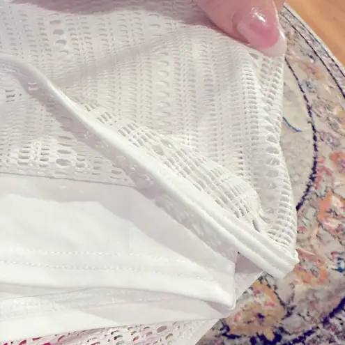 prAna TWO BEACH WHITE SHORTS S