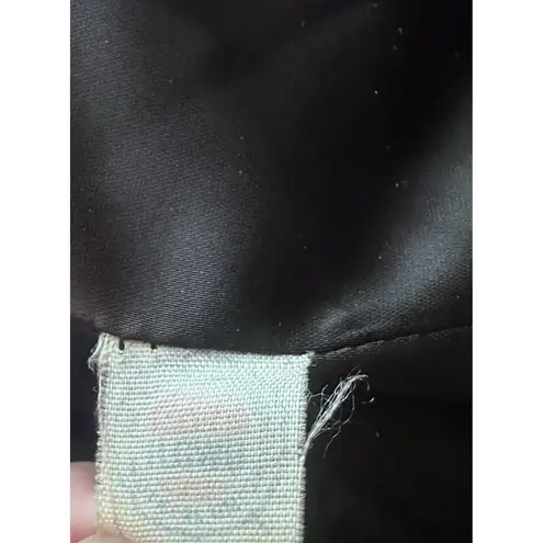 Vintage Fleurette black wool long coat velvet collar and handcuff Size 6