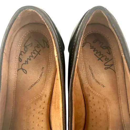 Natural Soul Naturalizer GRACEE Bow Blue Flat Loafers All Through Comfort 9.5 M