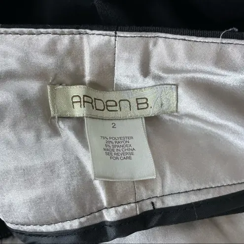 Arden B . Black Career Dress Pants size 2