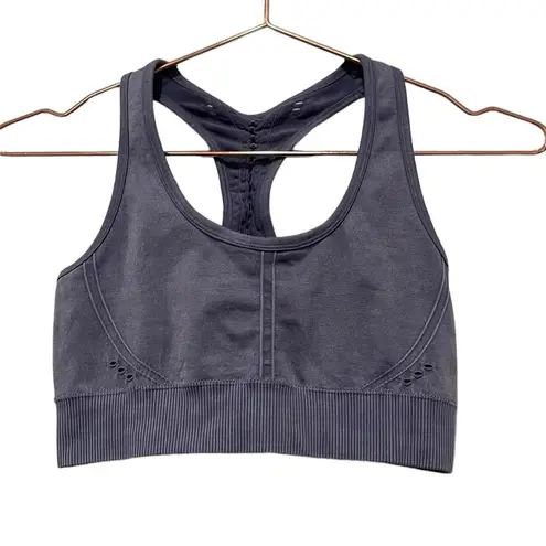 SoulCycle  greyish purple sports bra.  Size small.