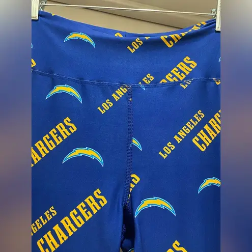 NFL NWT  Team Apparel Women's Los Angeles Chargers Allover Print Leggings - L