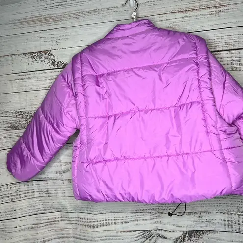 Culture Couture Purple Convertible Puffer Coat Medium NWT