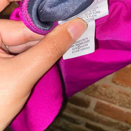 Speedo  Fuchsia Pink Contemporary Ultraback One Piece Swim Bathing Suit Women's 6