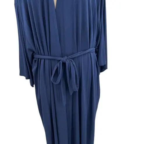 Storq Feel Good Delivery Robe Maternity Postpartum Indigo Navy Blue Size 6 / 2XL