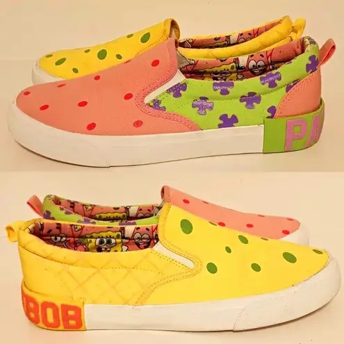 *NEW* Sponge Bob Slip On Sneaker Yellow Size 10