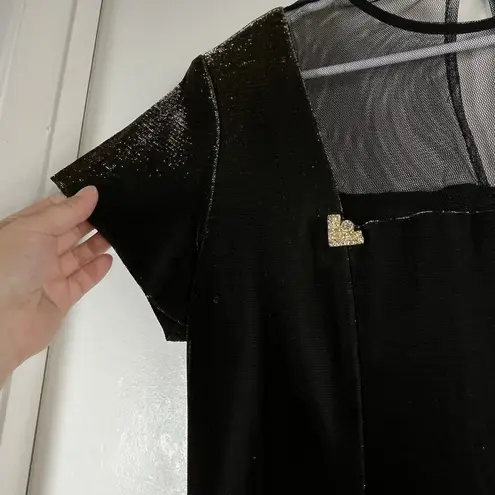 Jessica Howard Vintage Wiggle Cocktail Dress Bombshell PinUp Pencil Vixen Sexy Sheer Sz 10