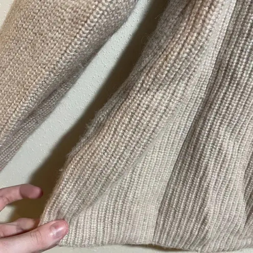 ALLSAINTS S Jago Crew Neck Jumper Pullover Crewneck Sweater Cream Wool Alpaca