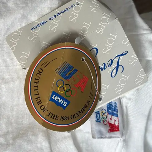 Deadstock 1984 Levi’s USA Olympics Tee Small Los Angeles Red White Blue Striped