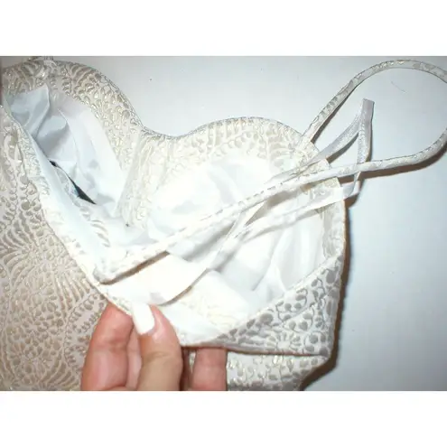 W By Worth NWT $298 Womens 12 Top Designer New York Tank Bustier Gold White USA