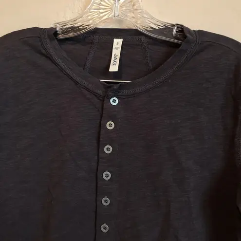 Jag jeans Jag Blue Gray Popover‎ Henley Hi Low Top