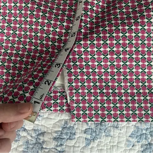 Cortefiel Tendam Pink Tulip Patterned Pocket Mini Pencil Skirt Size 4/US S/EU