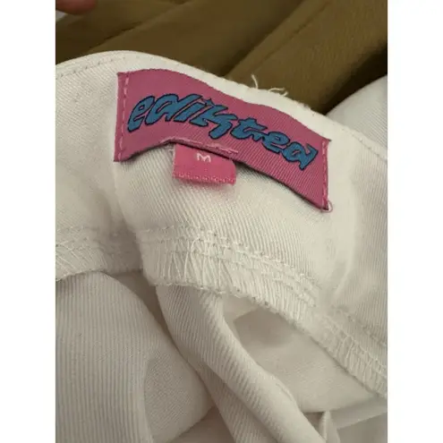 Edikted White Wide Leg Trouser -M