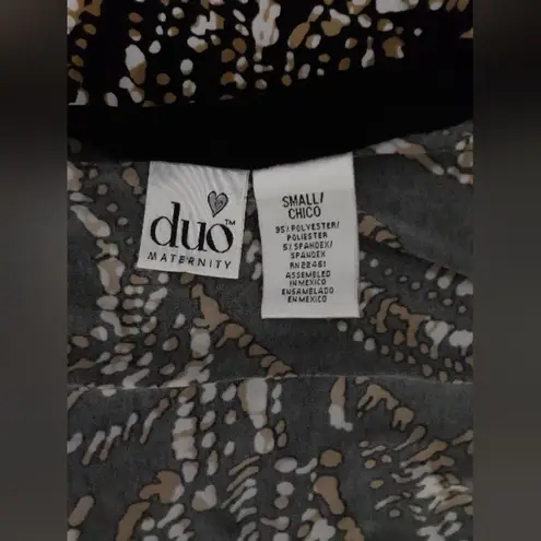 Duo maternity long sleeve dress Black Size undefined