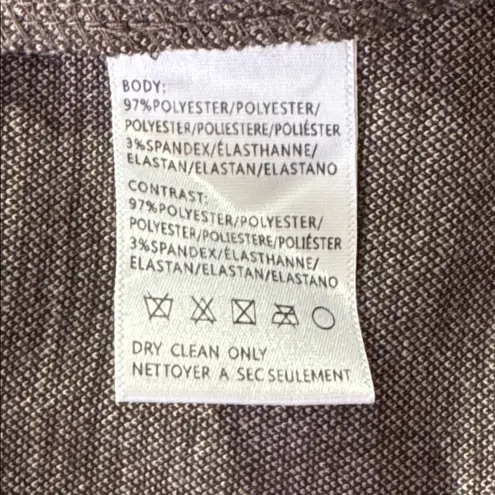 HARLY Women's Brown Coat with Patterned Pockets Sz: M Size M