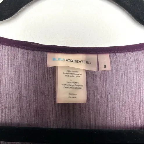 Bleu Rod Beattie Bleu by Rod Beattie Pom Pom Cover Up Kaftan Purple