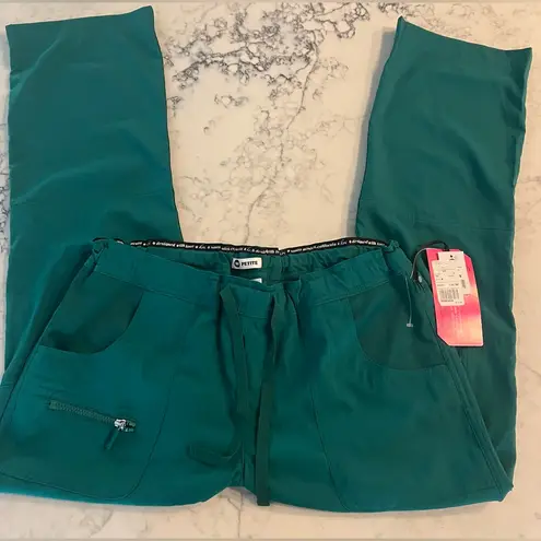 Koi Lite Scrub Pants Womens Medium Petite Green Fit 721 Slim Fit Stretch New Size undefined