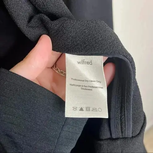 Wilfred Unstructured Cardigan Chevaliar Black Blazer Jacket Size 0