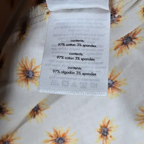 We Wore What Smocked Midi Dress in Ivory Ditsy Daises M NWT