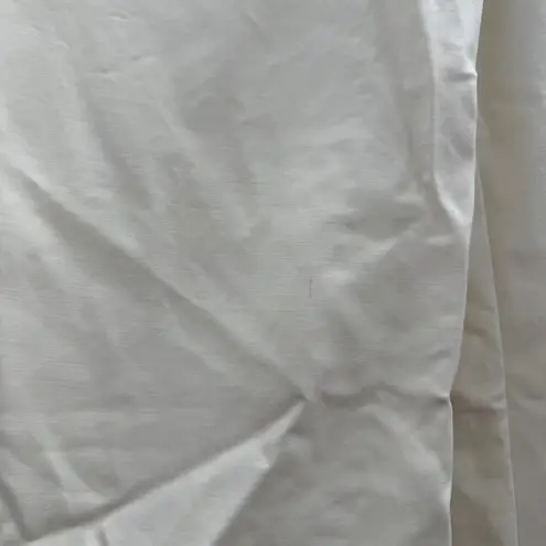 Ann Taylor Wide Leg Dress Pants Women’s Size 12 Ivory Mid Rise Work Trousers