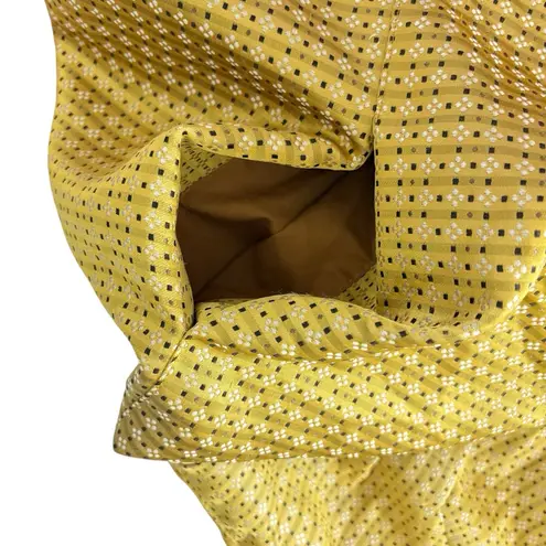 See By Chloe ' Gold Cap Sleeve Bow Detail y2k vtg 90s mini dress 4 S