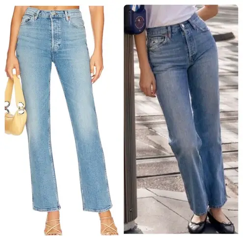 RE/DONE 90s High-Rise Loose Straight-Leg Jeans 26