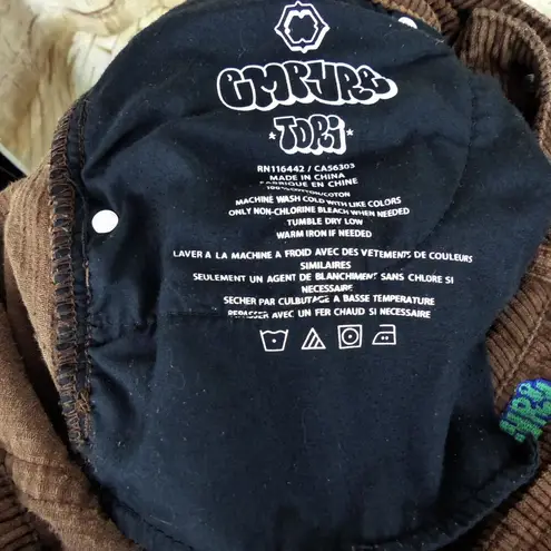 Empyre Pants Womens 11 Brown 32x29.5 Corduroy Loose Baggy Tori Carafe Skate Y2K Size undefined