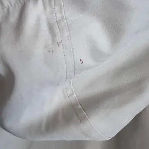 London Fog Hooded Lightweight Zip Up Jacket Beige Casual Outdoor Coat