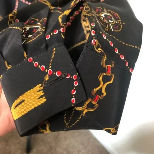 Valerie Stevens Vintage 100% Silk Button Down Blouse