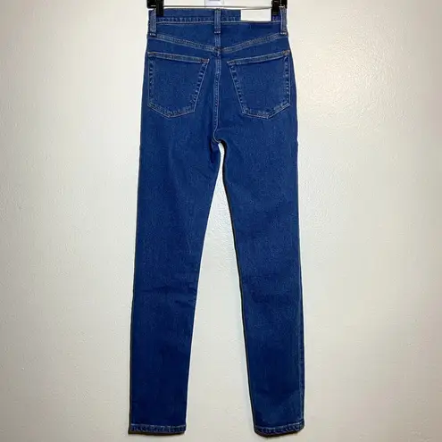 RE/DONE  '90s Ultra High Waist Skinny Jeans 70s Blue Super High Rise 26