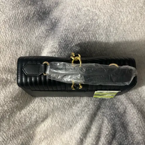 Badgley Mischka Black Quilted Bag