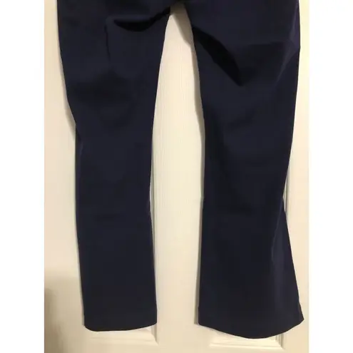 Pistola Lindsay crop kick flare Navy pants Women's size 28 waist measures 31"