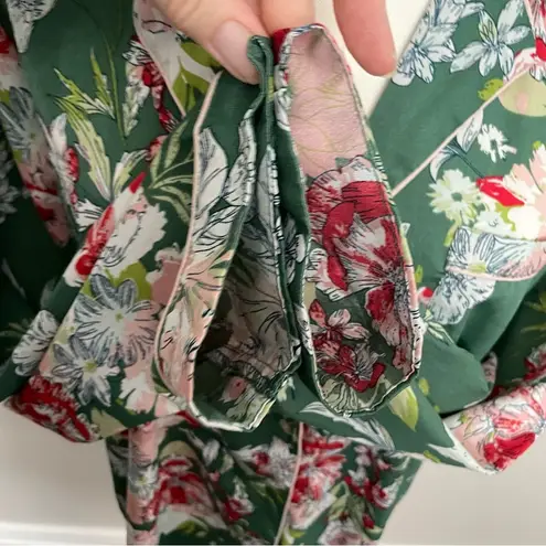 Cupcakes and Cashmere Sleep Shirt Nighty Nightgown Pajamas Floral Green Pink