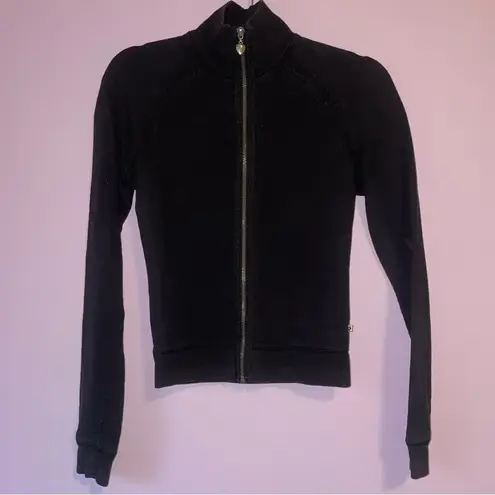 Twisted Heart XS Black Embroidered Jacket