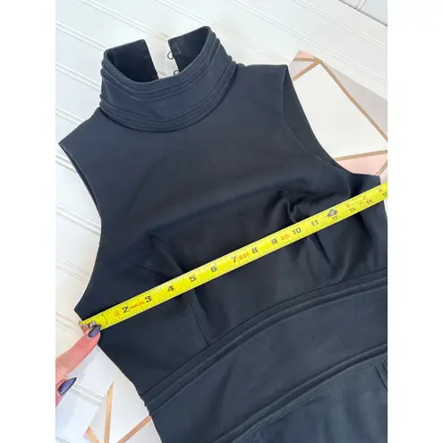 Marciano Black Bodycon Mini Dress Stretch High Neck Sleeveless Bodyfit Party 0