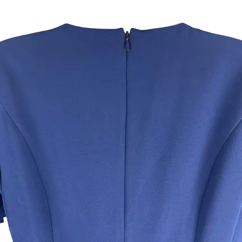 Kay Unger Davina Stretch Walk Thru Jumpsuit Midnight Blue Size 4