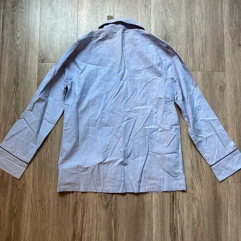J.Crew  Oversized Button Down PJ Top Light Blue Size XXS NWT thumbnail 8